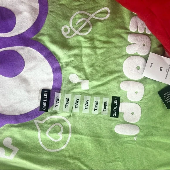 Sanrio Keroppi Green Tie-Dye T-Shirt Hot Topic Exclusive Kawaii Frog Graphic Tee - Picture 2 of 9